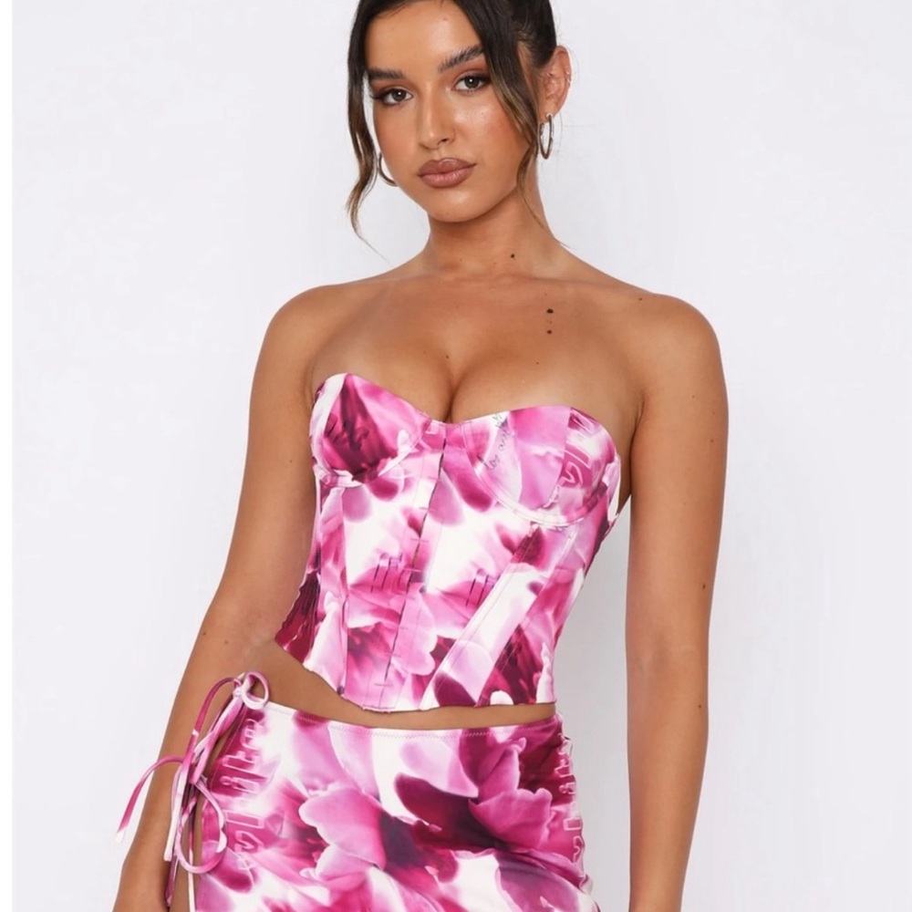 White Fox Can't Stop Dreaming Bustier in Purple Orchid, small